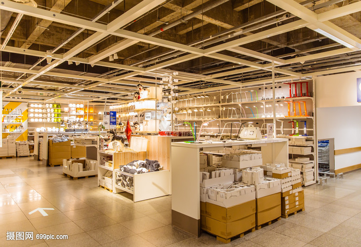 家居商場燈具展位陳列